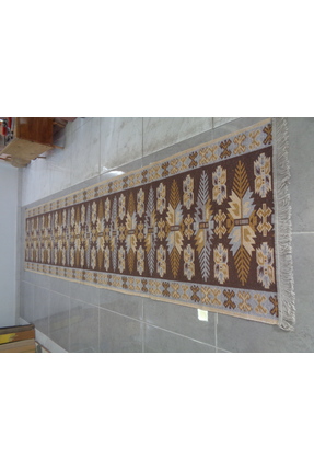 ŞAHMERDANOĞLU Kahve Yolluk Kilim Makinede Yıkanabilir  Çift Yüzlü  Yeni Uşak ...