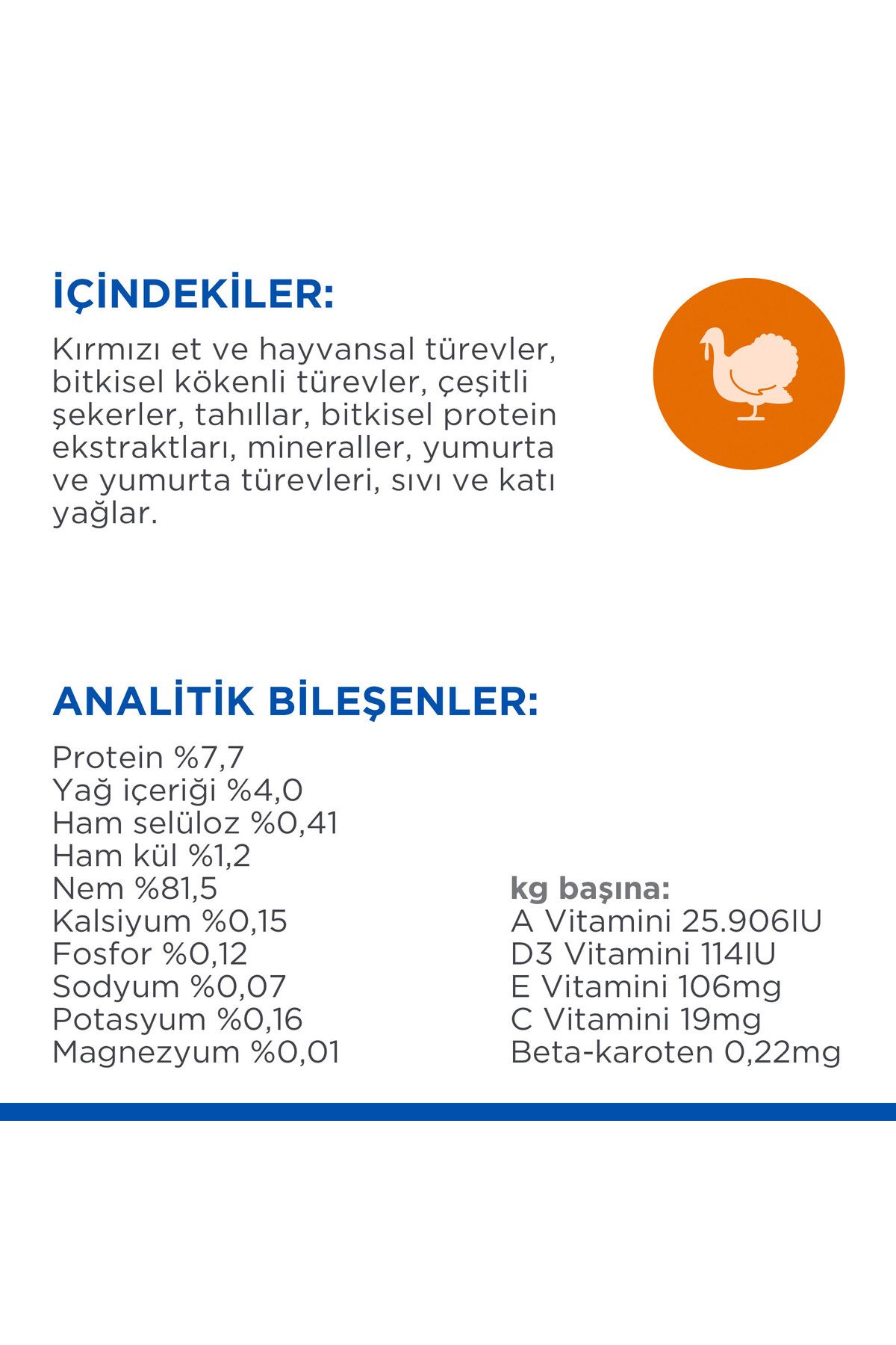 Hill's-Science Plan Hindili Yetişkin Kedi Pouch 12x85g 4