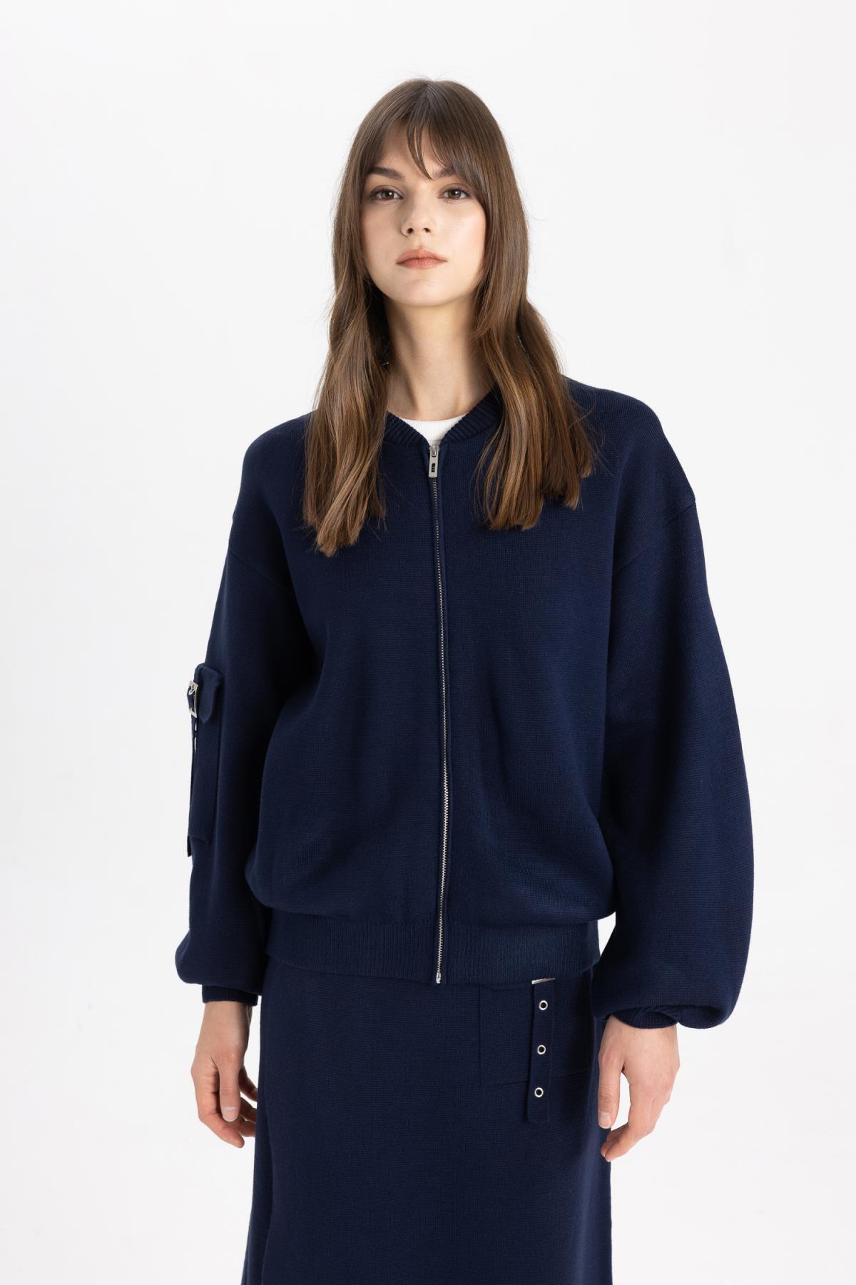 ژاکت زنانه دفاکتو | B8859AX24SP Defacto - Image 3