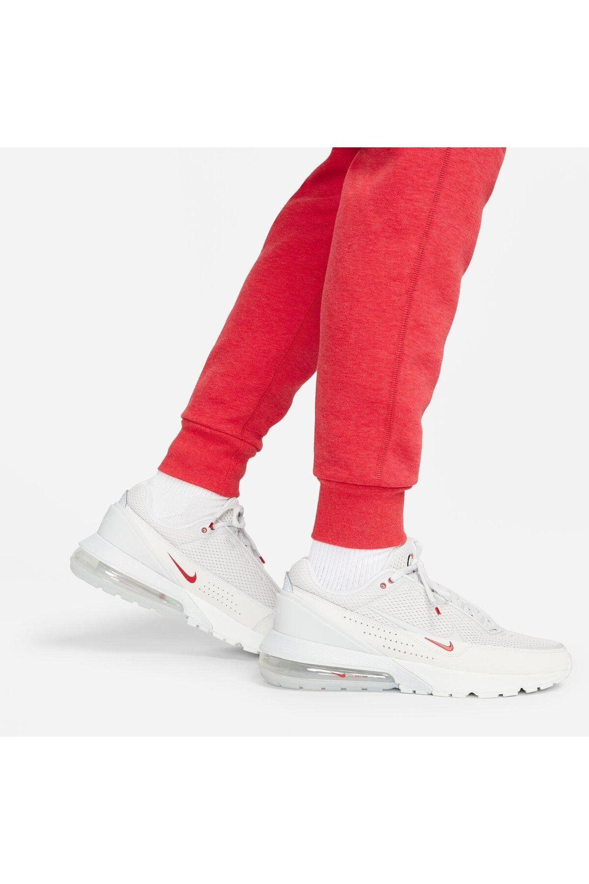 Nike sportswear tech fleece red cheap