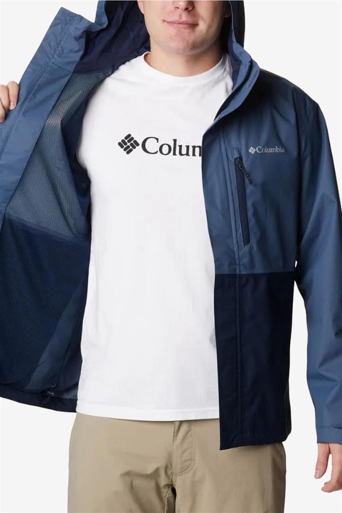 Columbia Jacket Blue Regular fit Trendyol