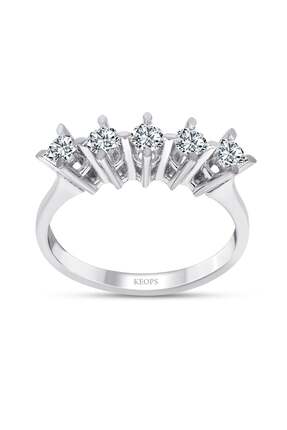 Keops Pırlanta G Renk 0.35 Karat Pırlanta Beştaş Yüzük