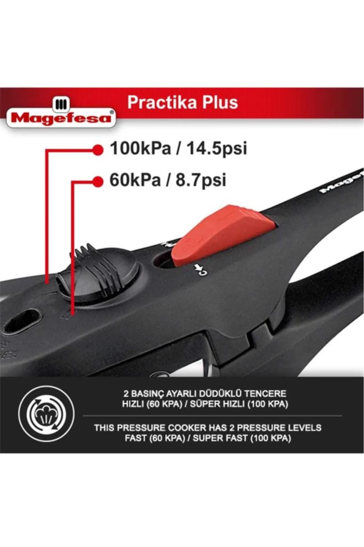 MAGEFESA-Practıca 3.2 L Pressure Cooker Plain 003W47V0 3