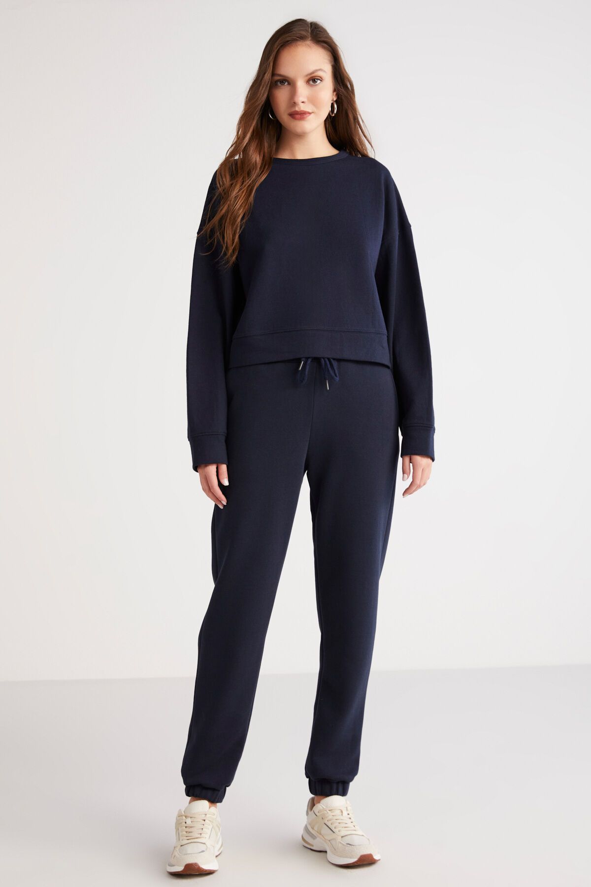 Navy blue sweatsuit womens 2025