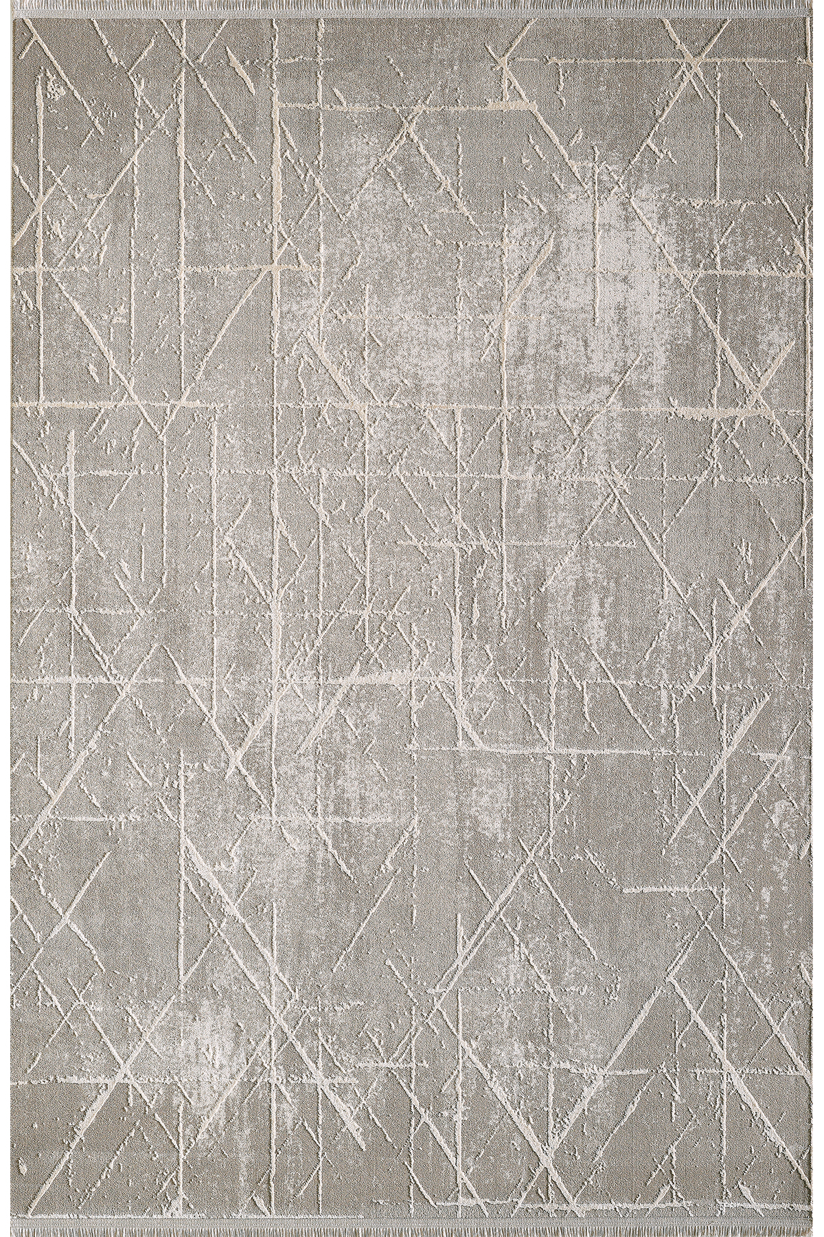 Atlas Mood MD00B Bej Geometrik Desenli Modern Halı