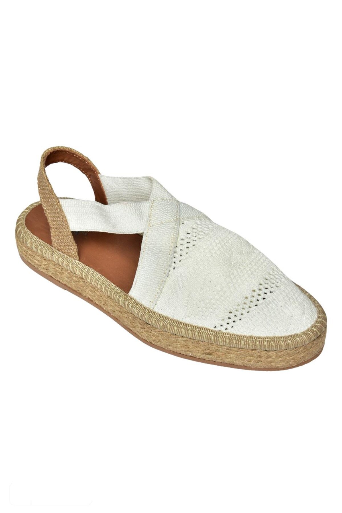 صندل زنانه سفید Fox Shoes | S4040101 اورجینال - تصویر 7