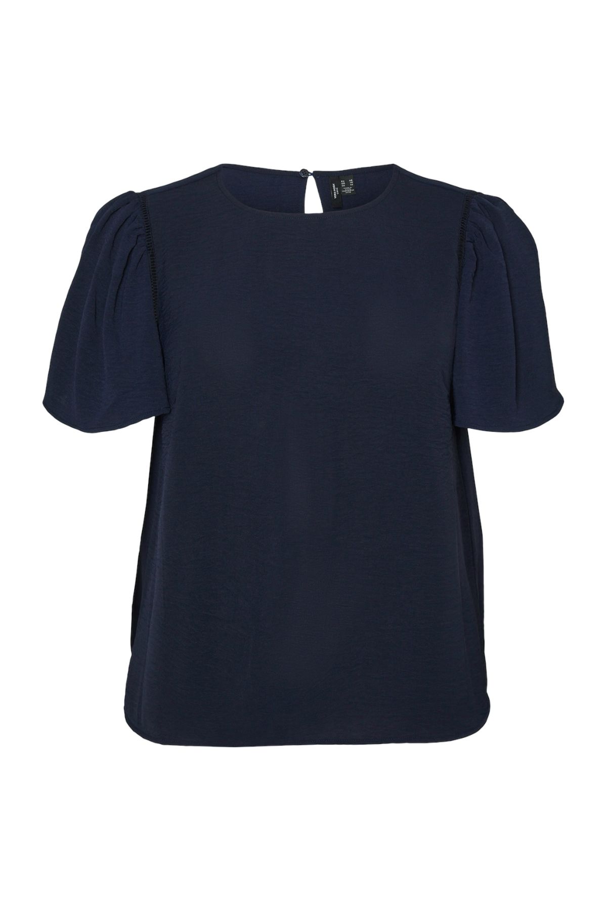 Veromoda Curve-VMCALVA GITTE SS TOP WVN GA CUR 1