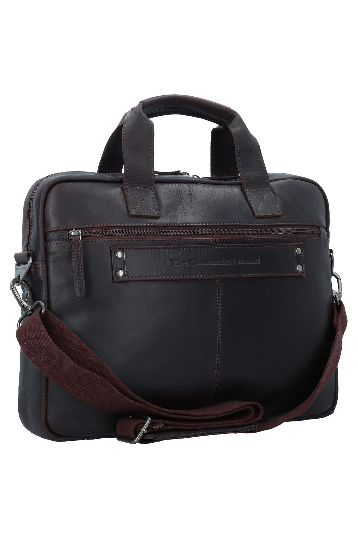 The Chesterfield Brand-Wax Pull Up Calvi – 40 cm Leder Aktentasche, Laptop Fach 4