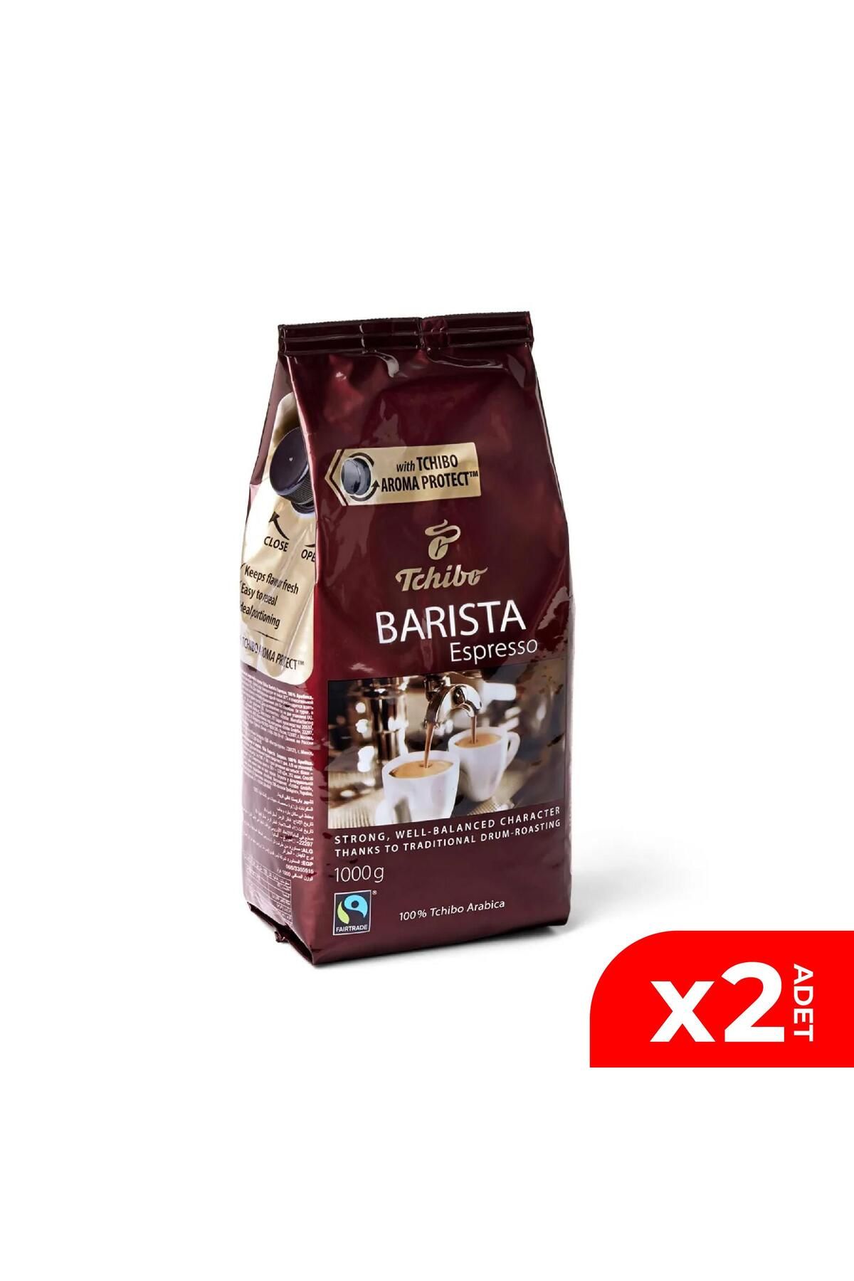 Кофе Tchibo Baristo Espresso в зернах 1000 гр. 2 штуки чибоэспрессокс2