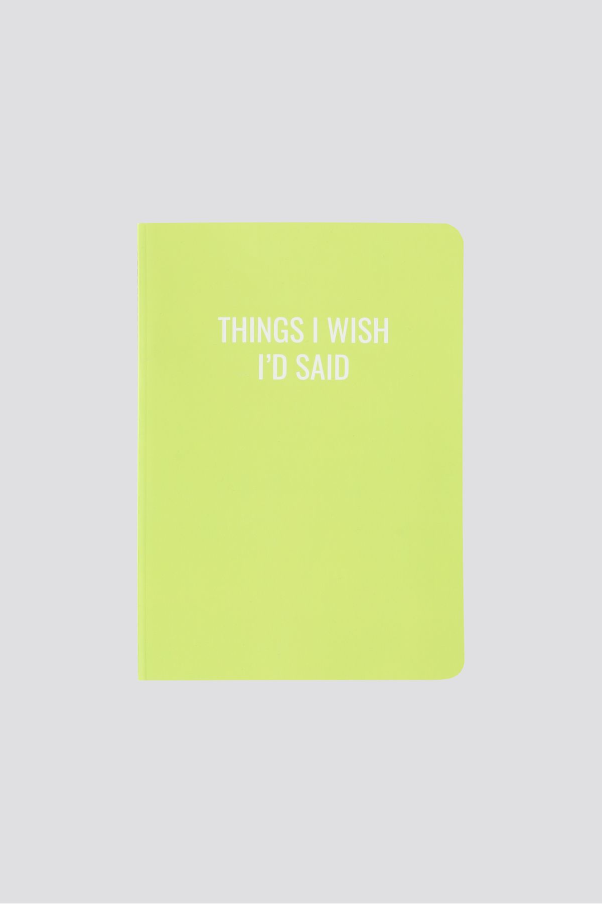 gentry-Light Green Lined Design Notebook with Slogan Detail A5 Notebook 88 Sheets 1