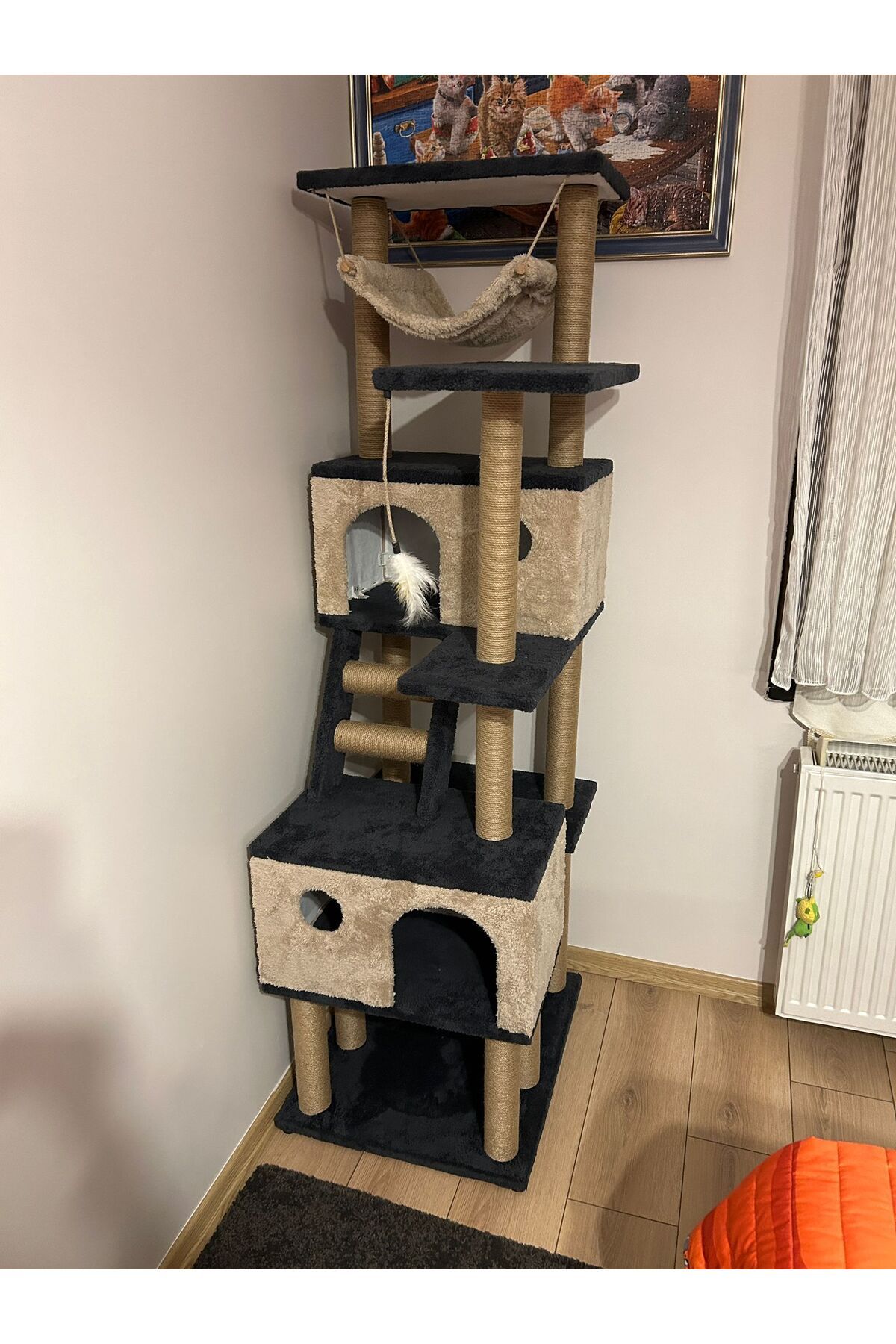 pethomealpi Kedi T rmalama Evi Ve Oyun Platformu Fiyat Yorumlar Trendyol