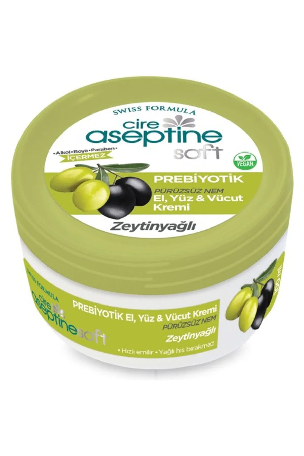 کرم مرطوب کننده پوست صورت روغن زیتون نرم 100 میلی لیتر + 30 میلی لیتر Cire Aseptine
