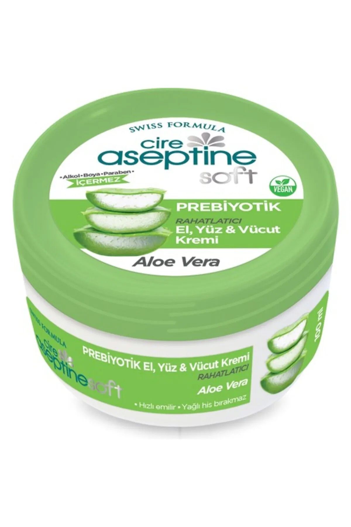 کرم مرطوب کننده پوست صورت آلوئه ورا 100 میلی لیتر + 30 میلی لیتر Cire Aseptine