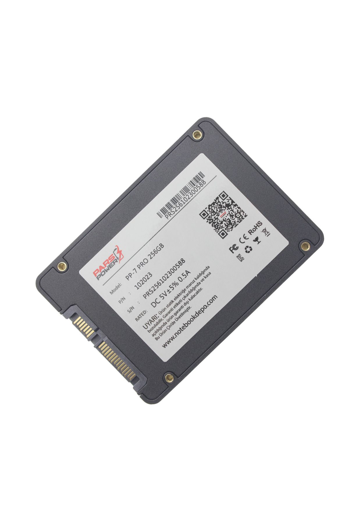 PARS POWER 2.5" PP-7 PRO 256 GB 3D Nand (500/480) SATA 3.0 SSD - 2