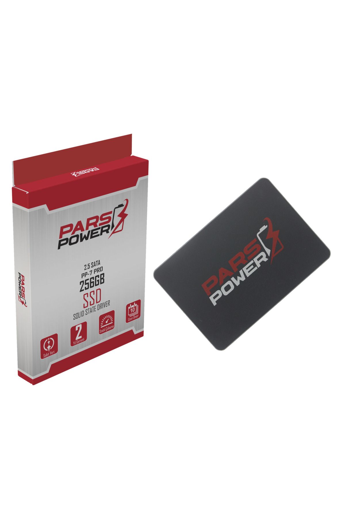 PARS POWER 2.5" PP-7 PRO 256 GB 3D Nand (500/480) SATA 3.0 SSD - 1