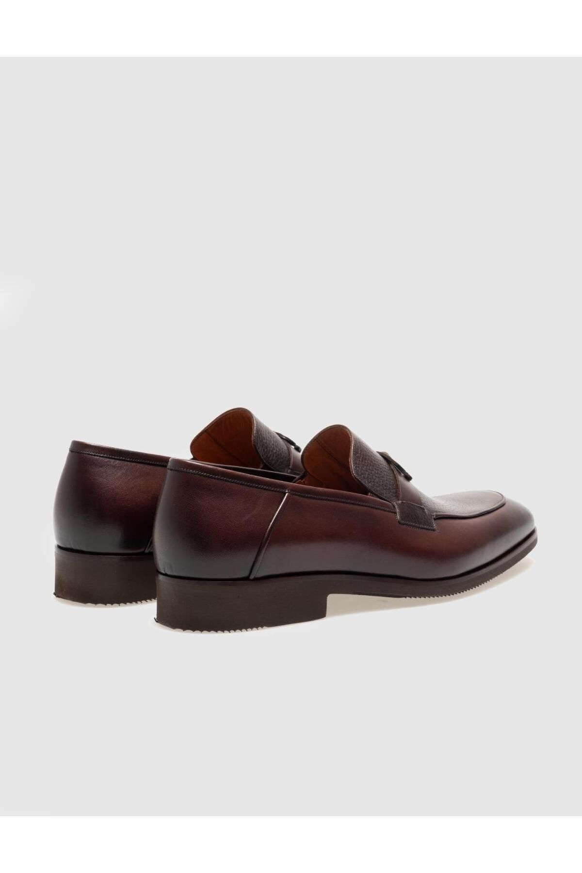Cabani کفش های کلاسیک مردانه قهوه ای چرمی واقعی