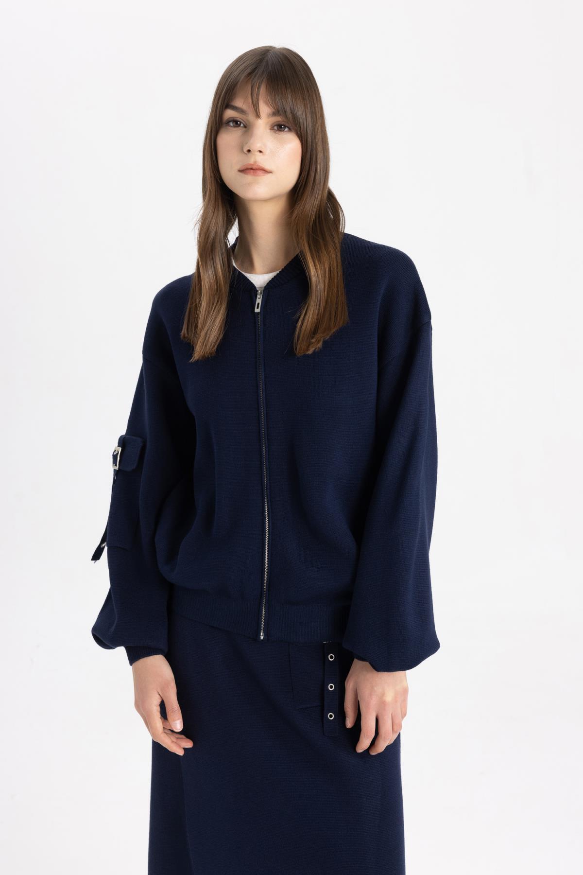 ژاکت زنانه دفاکتو | B8859AX24SP Defacto - Image 4