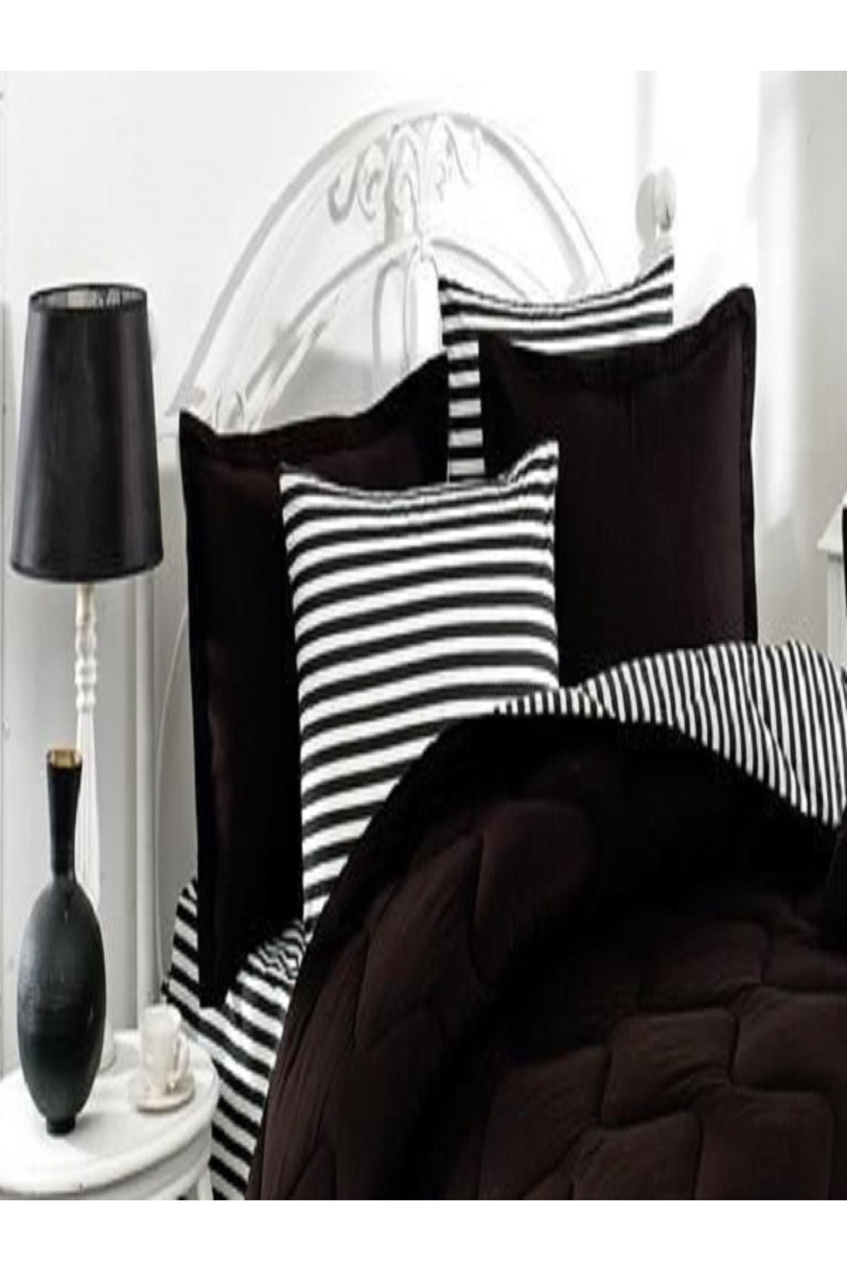 ست خواب سایز بزرگ  مشکی Zarif Home | TYC00719186976 اورجینال - تصویر 2