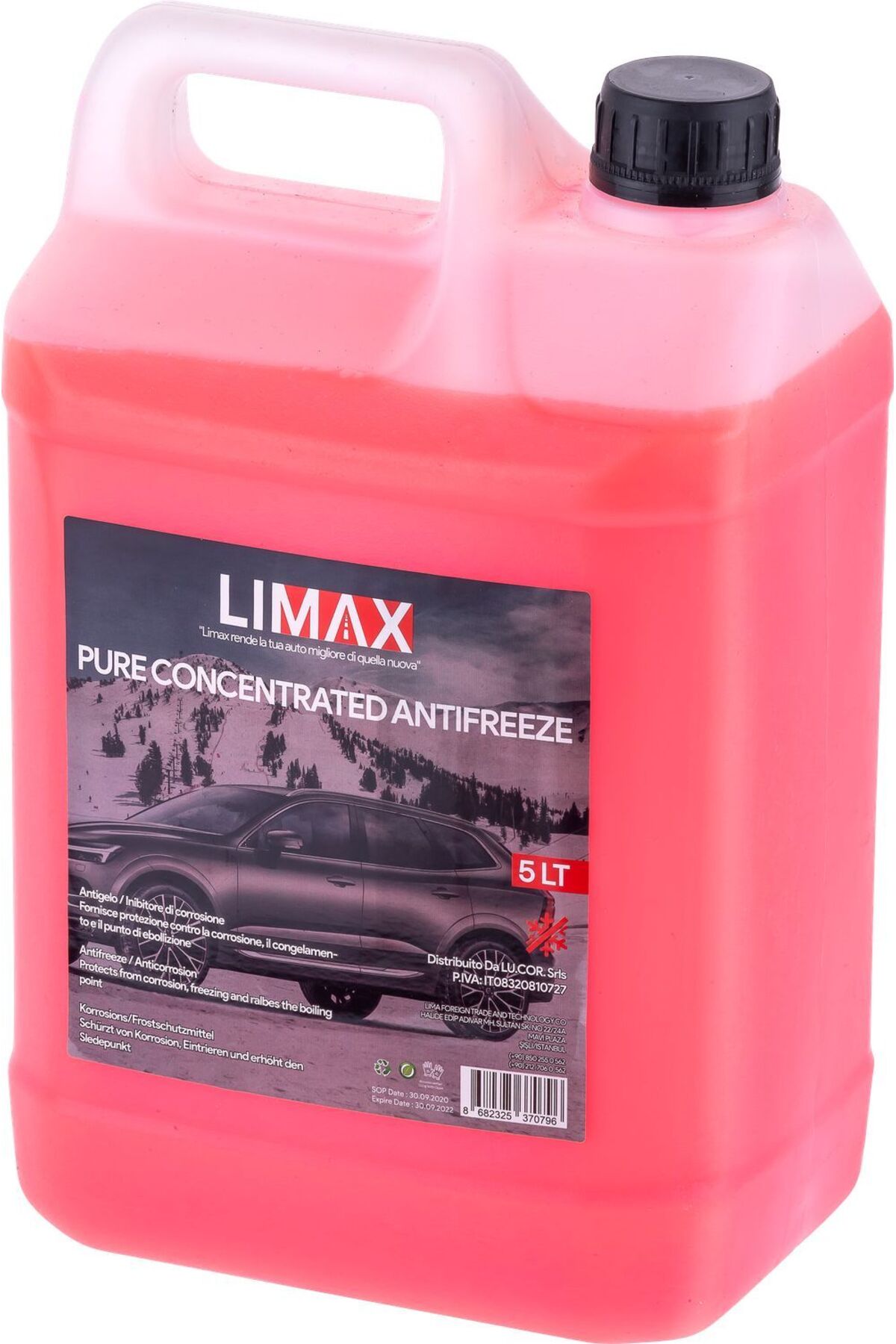 Limax Antifriz Kırmızı 5 Lt -52 C