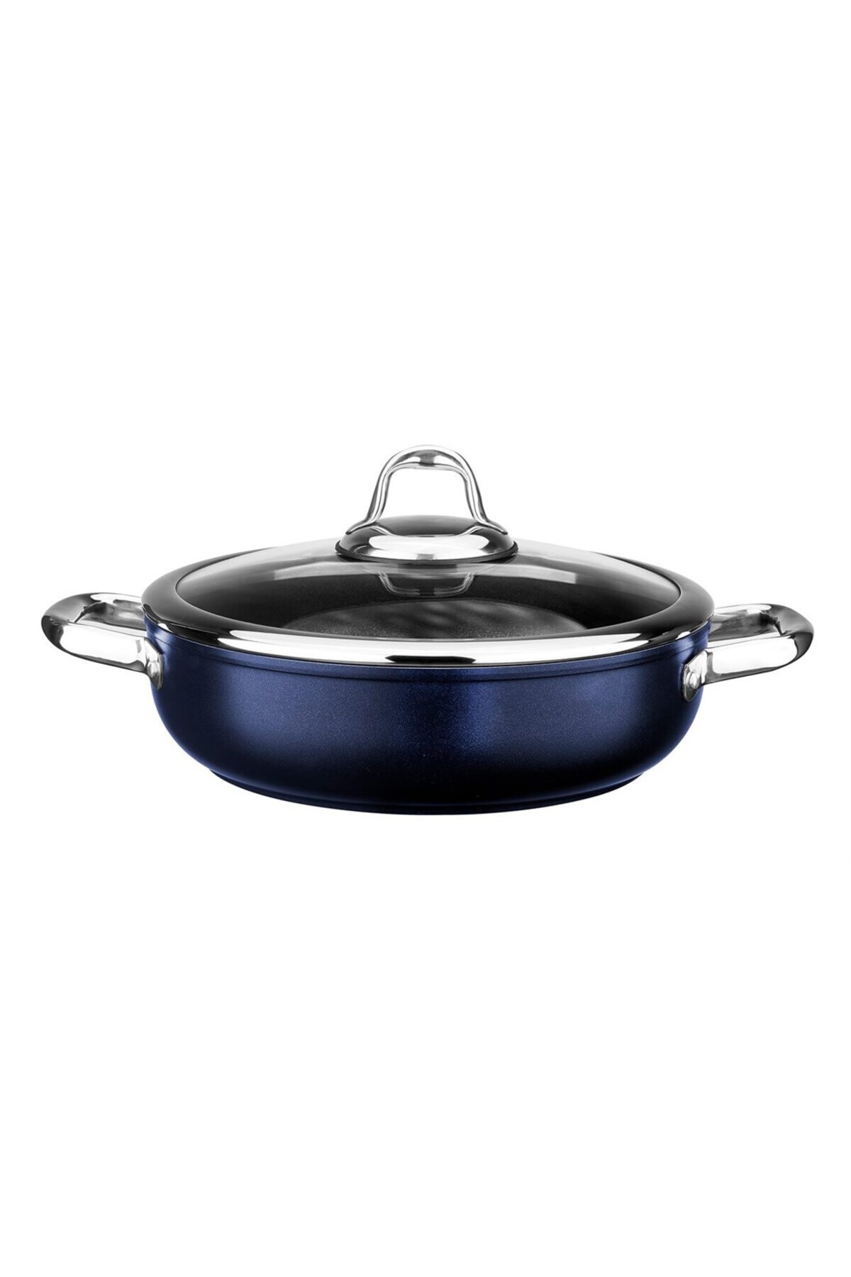 Master 28 Cm Shallow Pot Metallic Blue