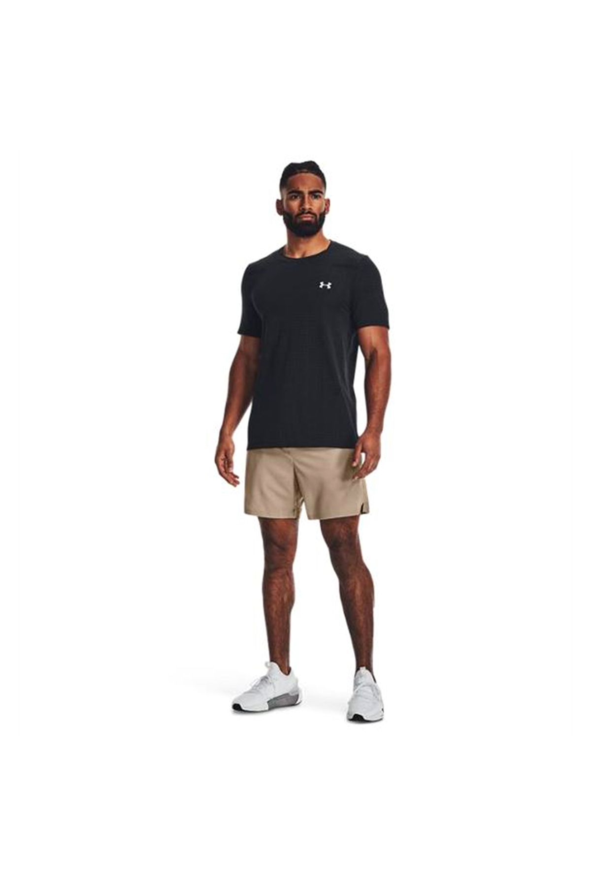 تی شرت مشکی مردانه آستین کوتاه شبکه یکپارچه 1376921 001 Under Armour