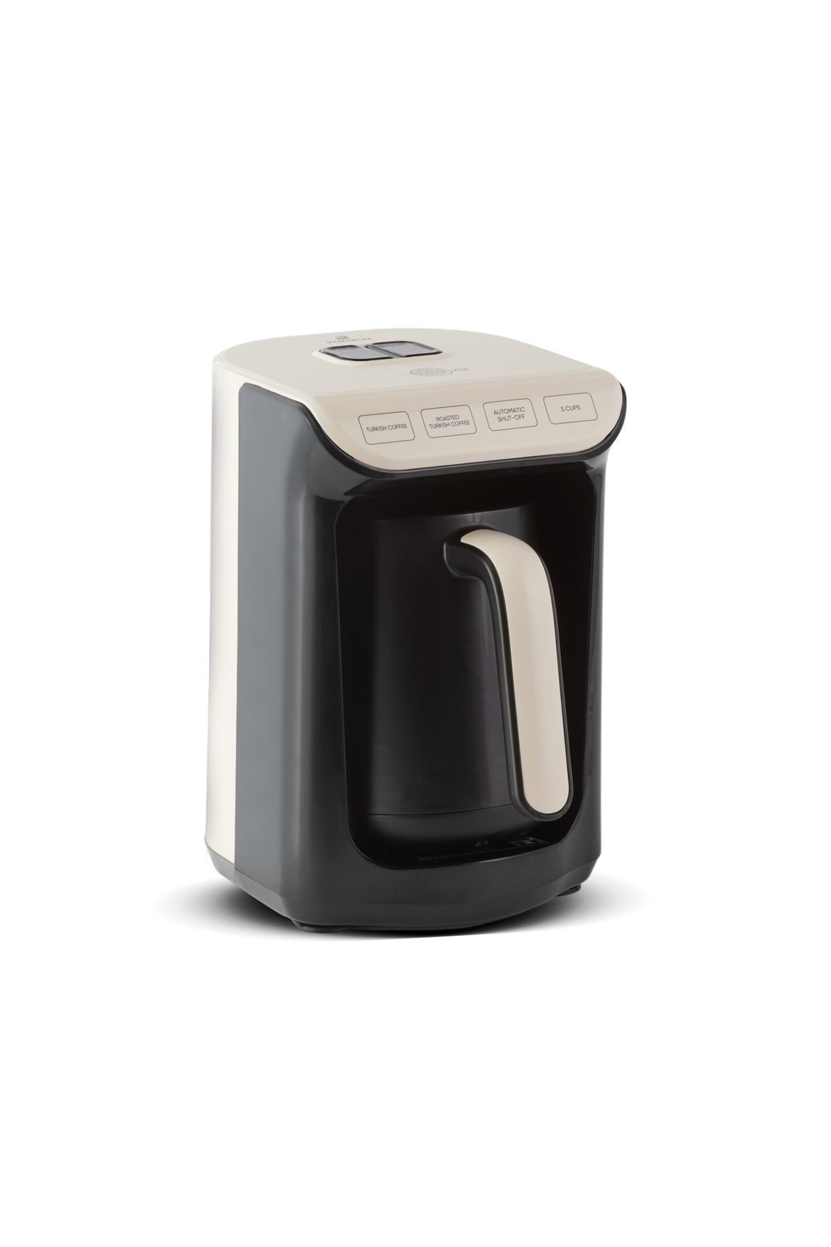 Karaca Hatır Roast Türkische Kaffeemaschine Creme 5 Tassen Kapazität Viel Schaum,;535W,;Sprachwarnung