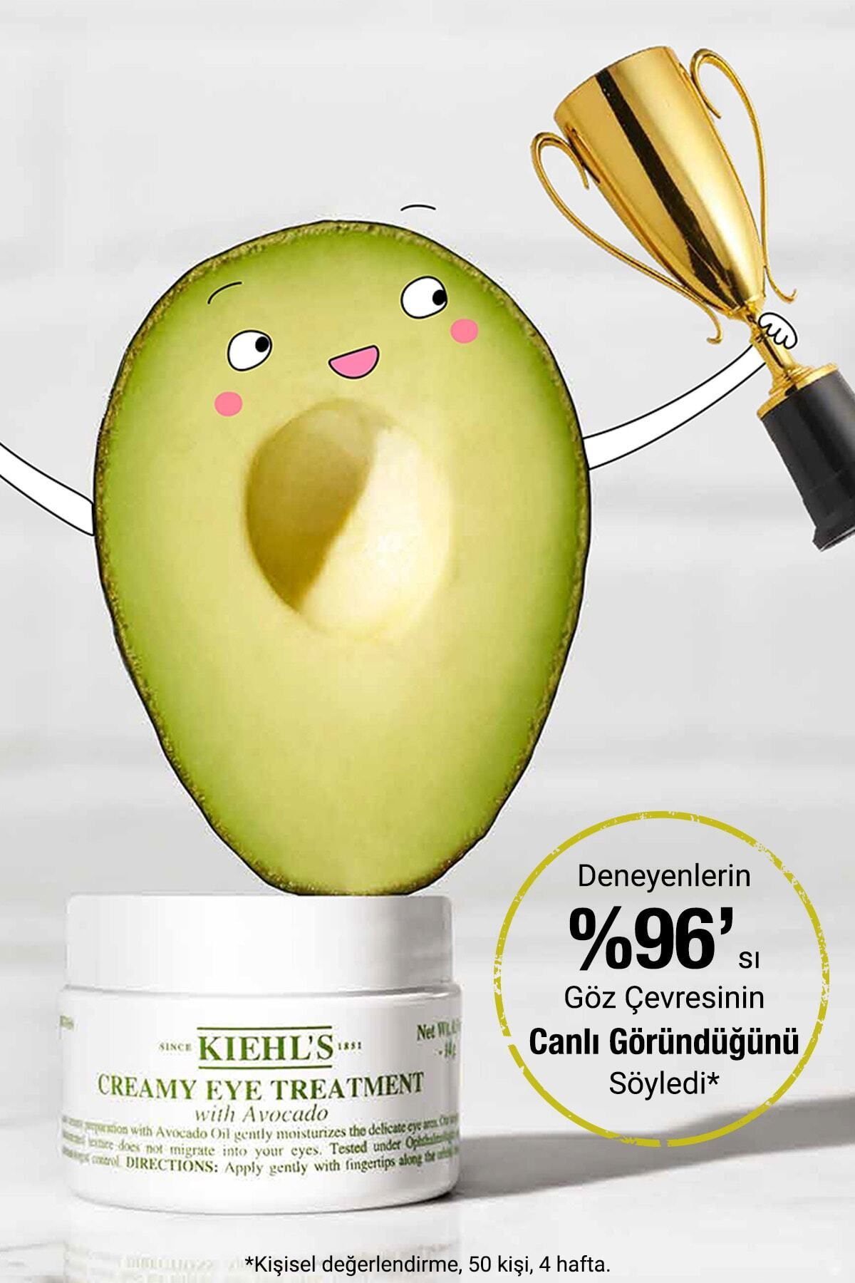 کرم دور چشم خامه ای به شدت مرطوب کننده با آووکادو 28 میل KEYON1016 Kiehl's