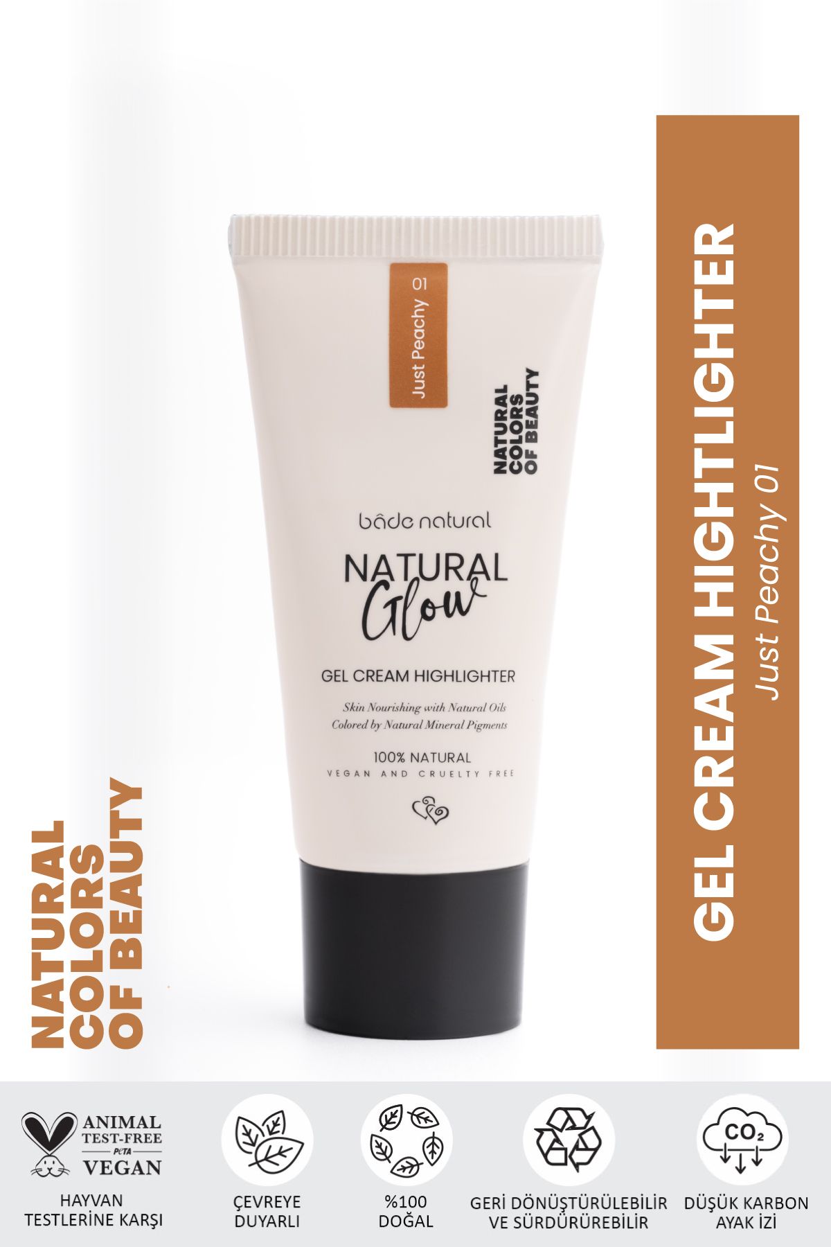 Bade Natural Highlighter Orange Cream Trendyol