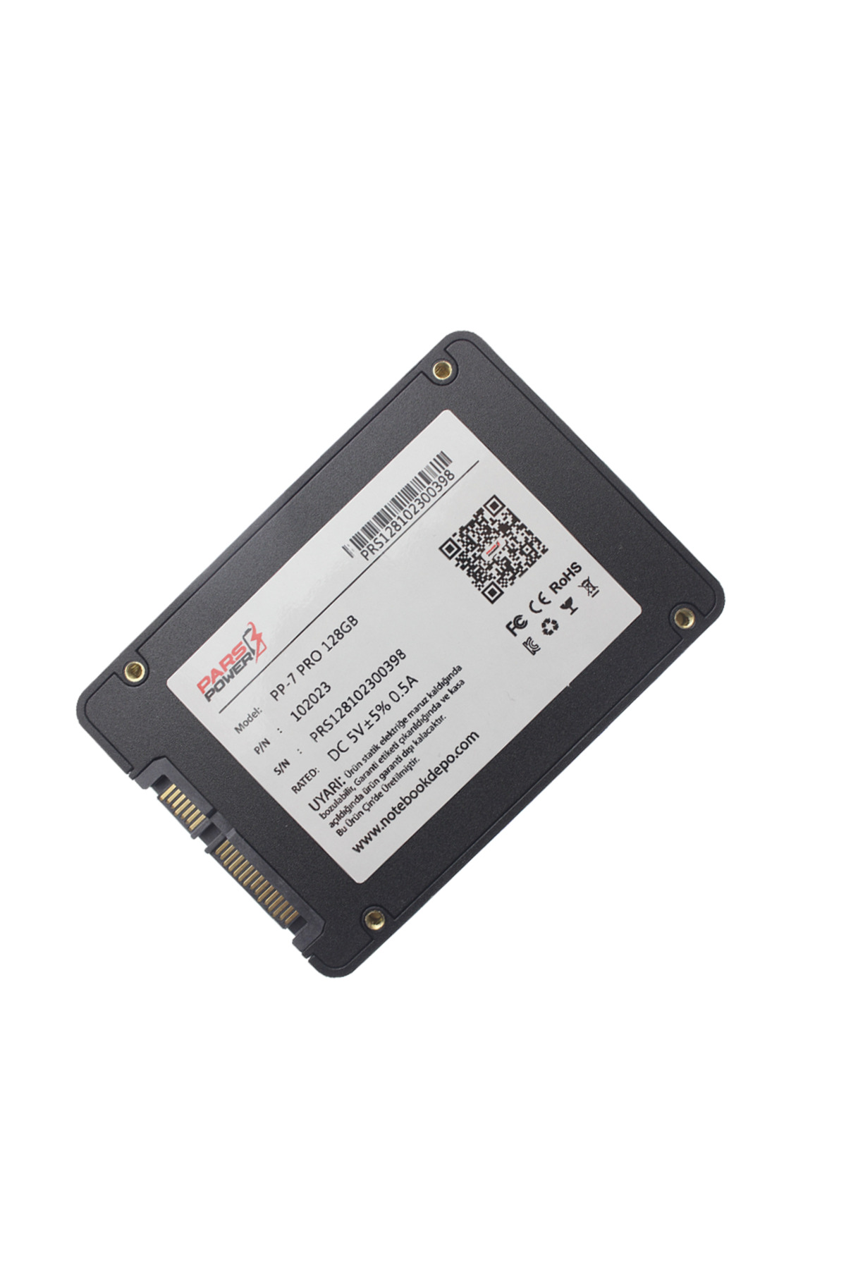 PARS POWER 2.5" PP-7 PRO 128 GB 3D Nand (500/450) SATA 3.0 SSD 2