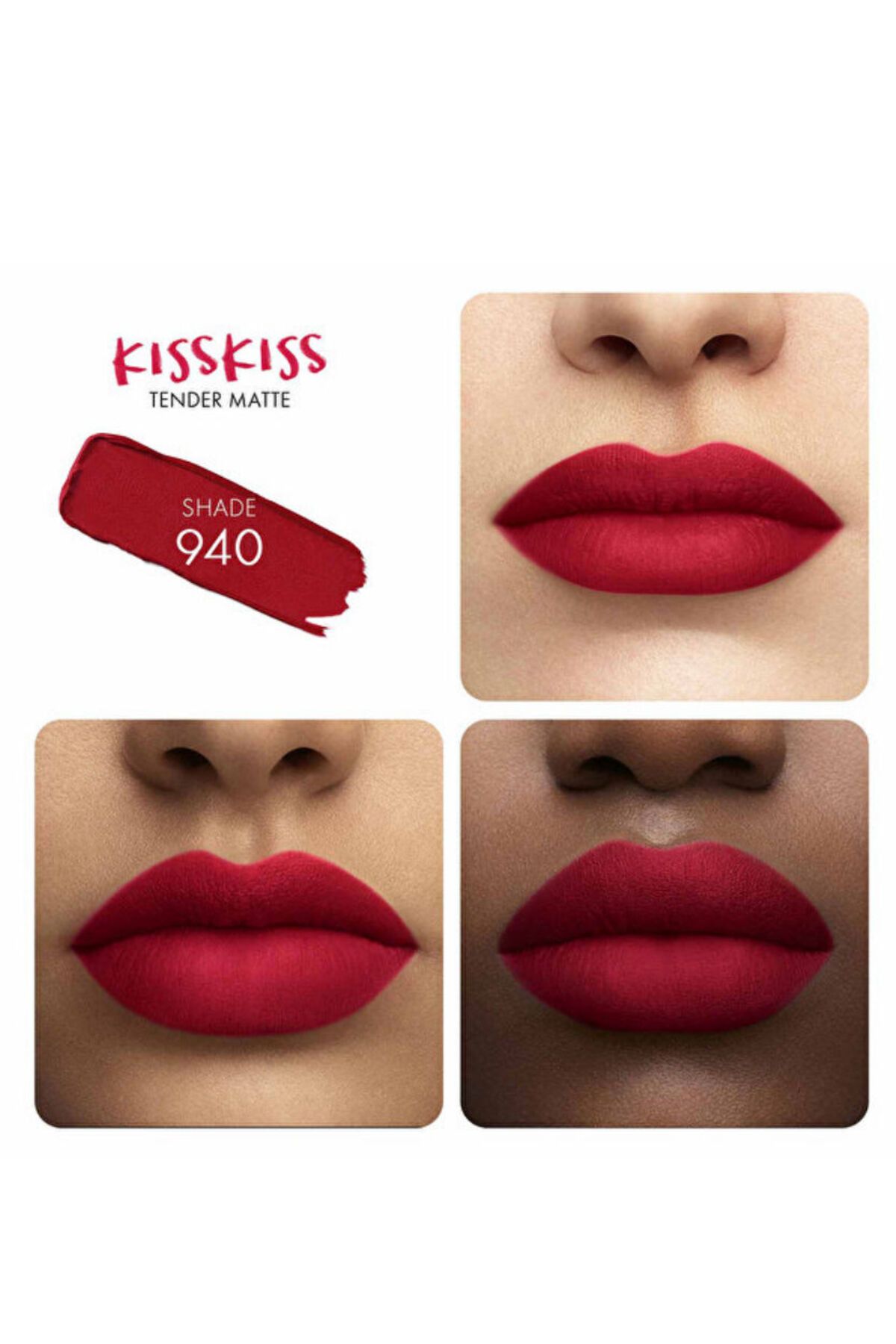 KissKiss Tender Matte - رژ لب مات درخشان 2.8 گرم Guerlain