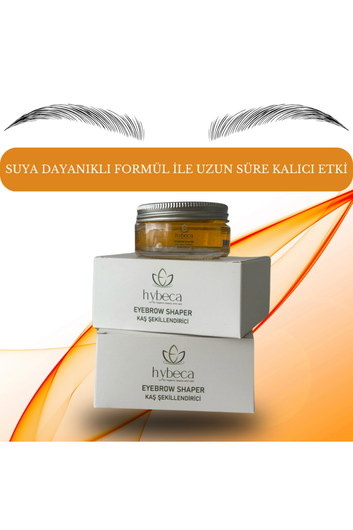 تثبیت کننده ابرو  نارنجی Hybeca | HYK01 اورجینال - تصویر 3
