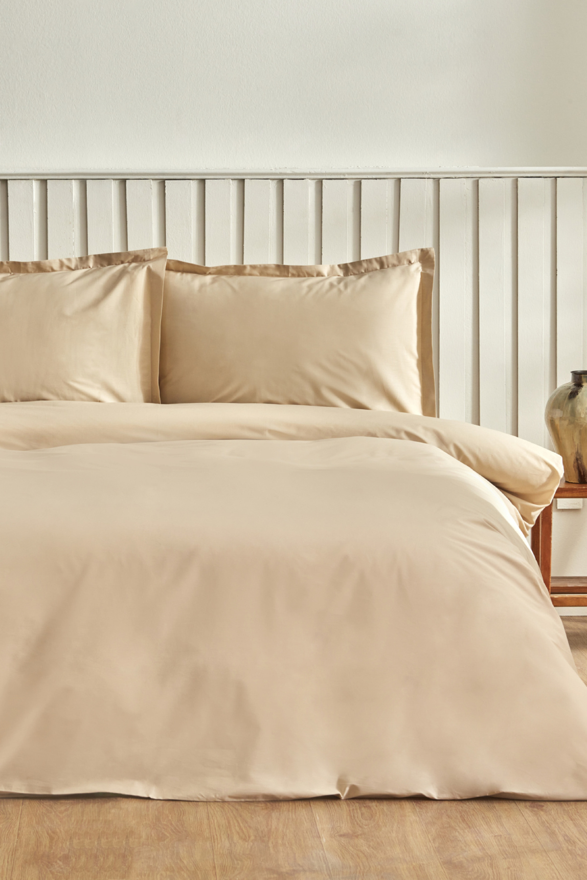 Karaca Home Cool Touch Basic King Kişilik Nevresim Takımı Bej