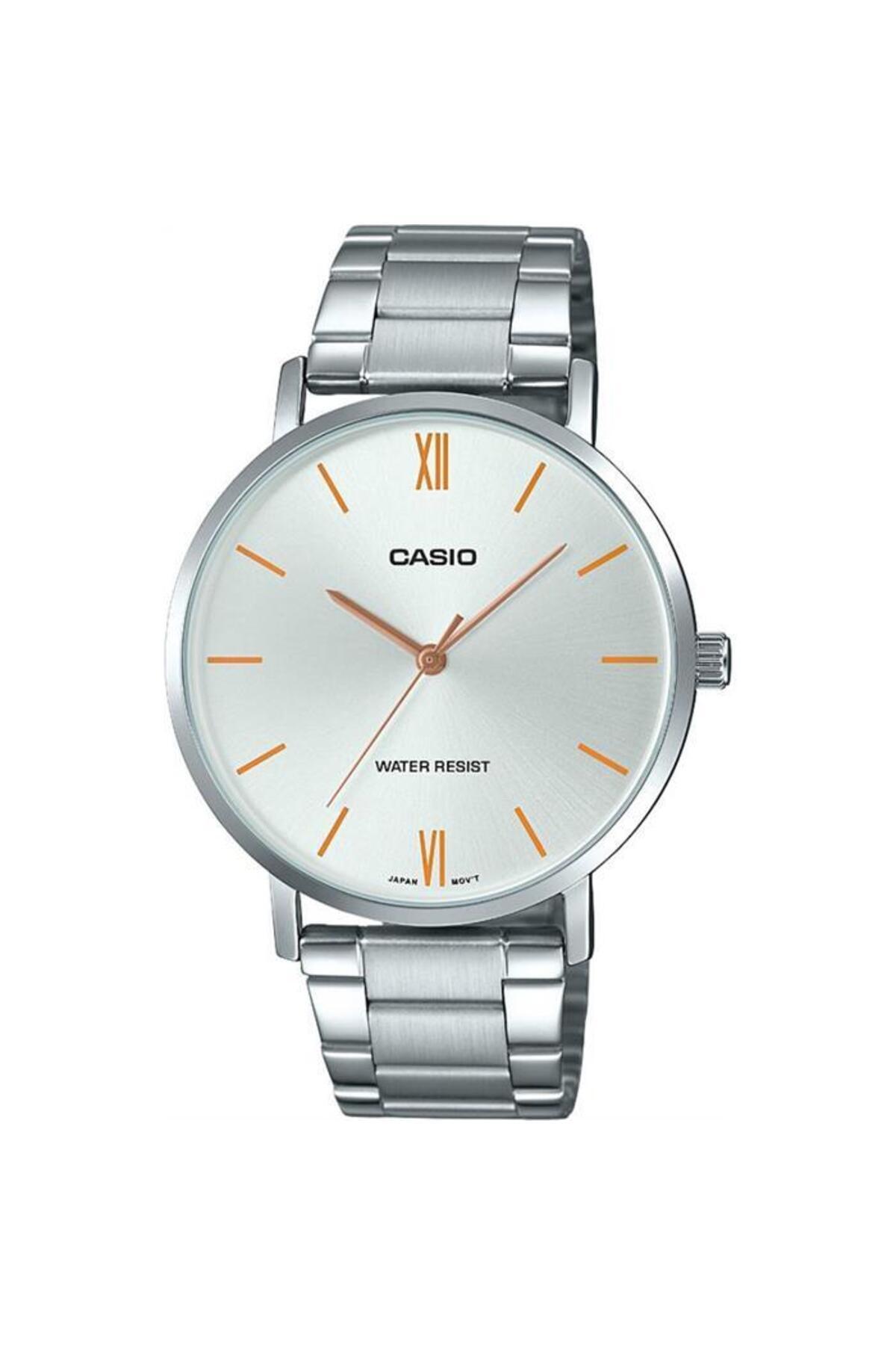 Casio-ساعة يد رجالية MTP-VT01D-7BUDF - ضمان لمدة عامين، موزع تركي Ersa 1