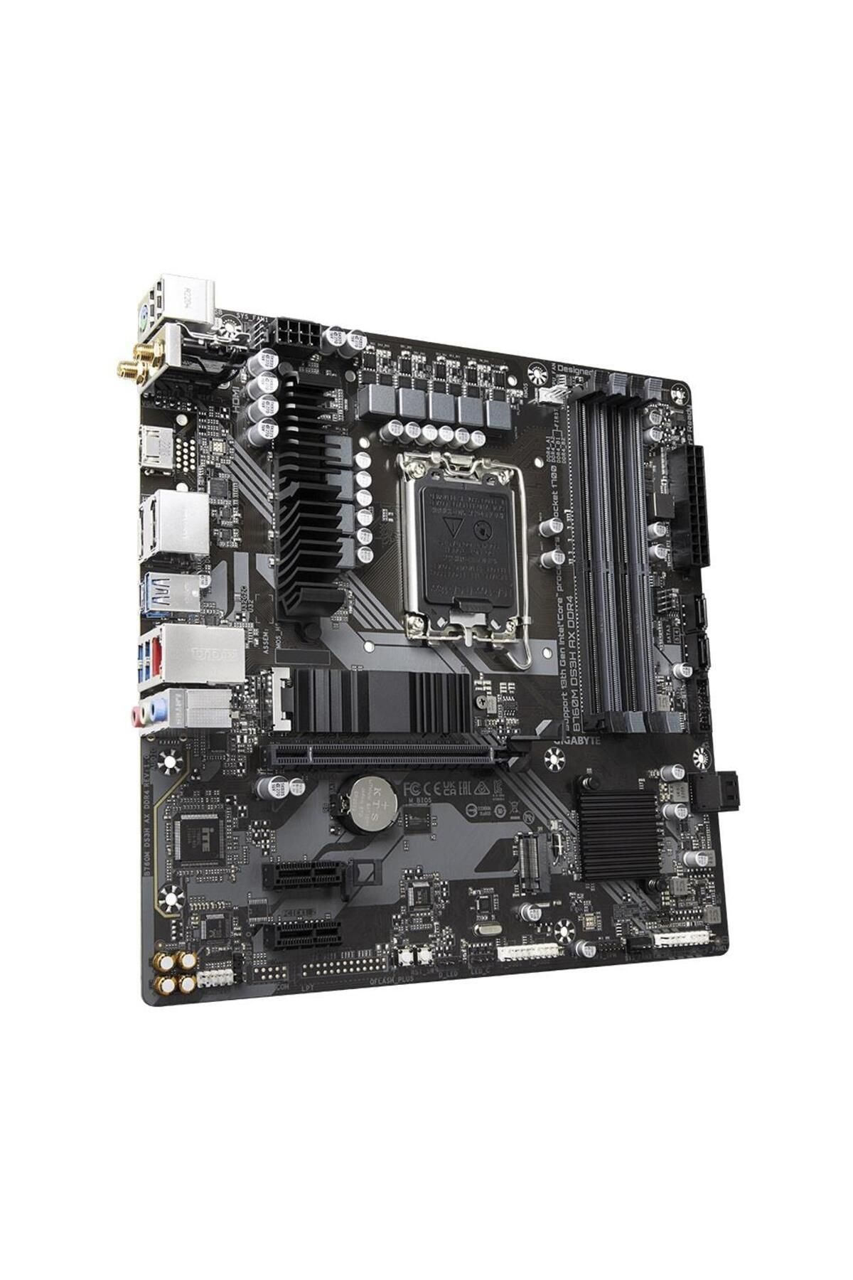 Gigabyte-اللوحة الأم للألعاب B760M DS3H AX DDR4 Intel B760 المقبس 1700 DDR4 5333MHz mATX 2