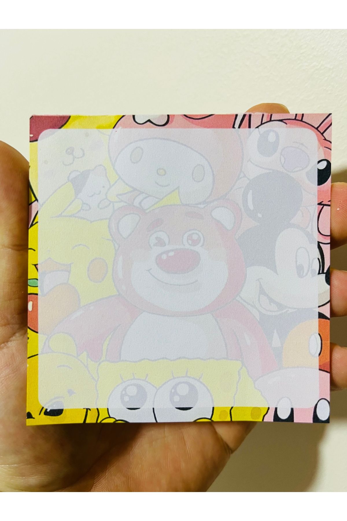 Cuppy Box-30 Sheets Memo Pad - Characters 1