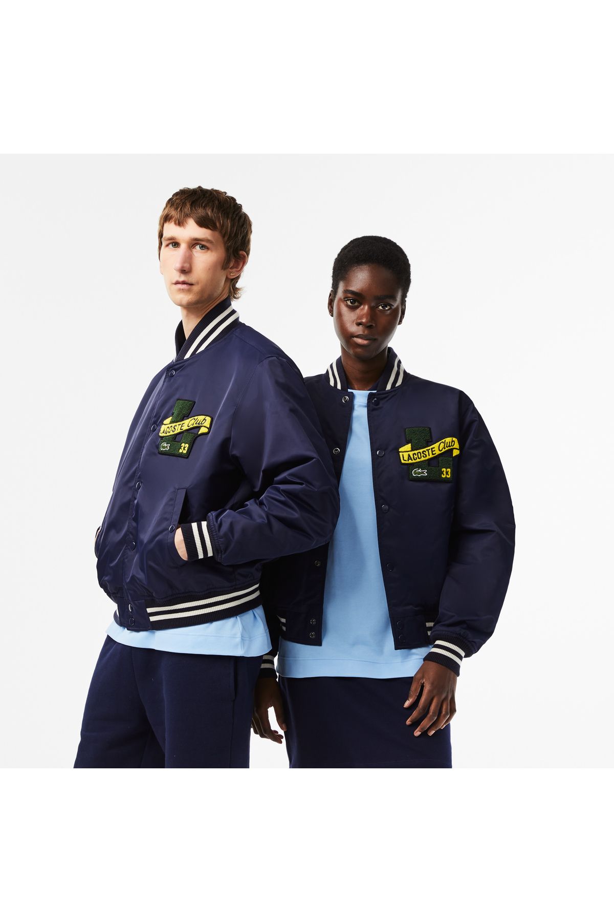 Lacoste Heritage Unisex Dik Yaka Lacivert Mont Fiyat Yorumlar