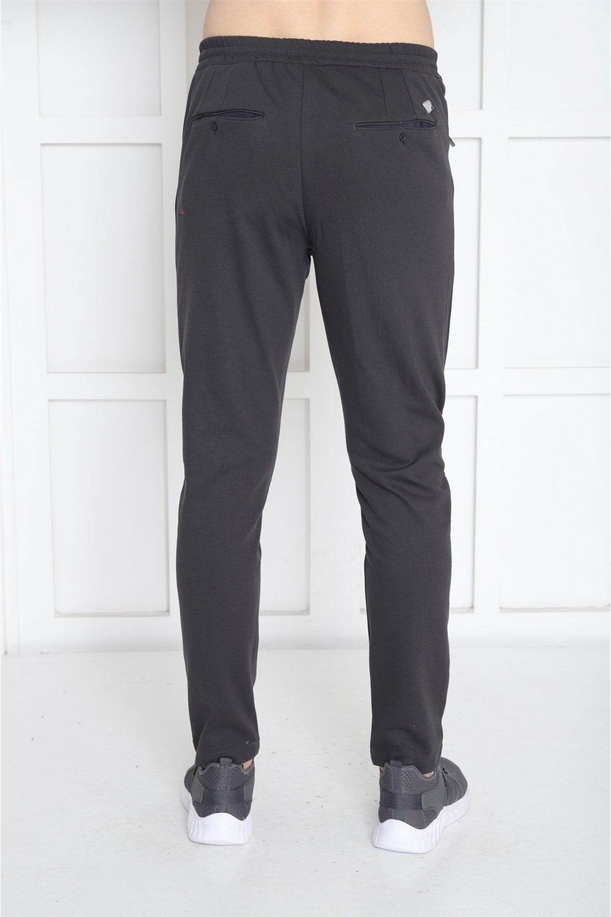 شلوار گرمکن ورزشی مردانه K. GREY به دنبال 4 جیب زیپ خدمات SLIMFIT سرویس شش B1216 Escetic