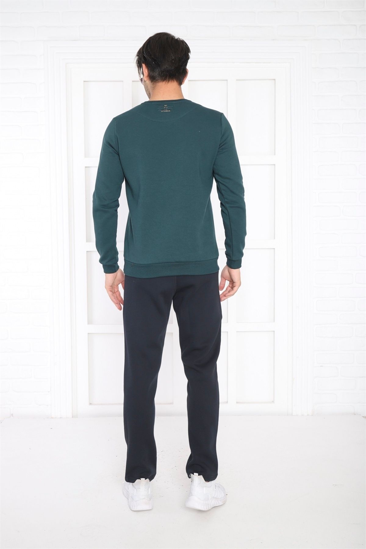 ست گرمکن ورزشی مردانه 3 سبز WILL BREATH SLIMFIT SWEAT TROUGHTS TEAM SUPTSUIT 3078 Escetic