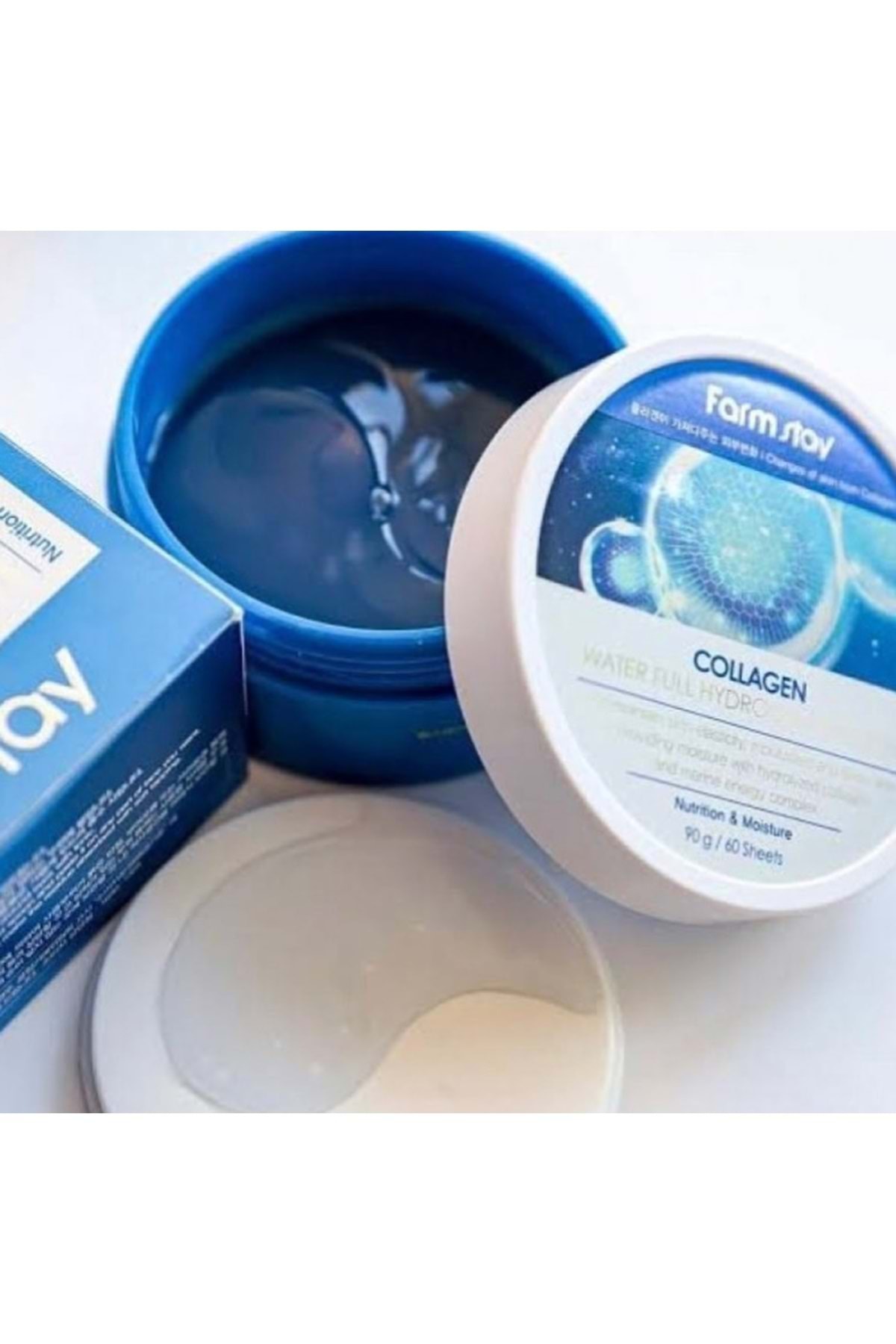 Farmstay FARM STAY COLLAGEGEN WATER FULL HYDROGEL EYE PATCH KOLAJEN İÇREN GÖZ BAKIM PEDİ