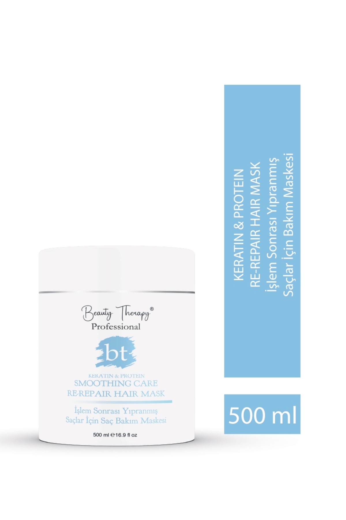 Beauty Therapy bt Profesyonel Keratin & Protein İşleme Maruz Kalmış Saçlar için Re-Repair Maske 500ml — ST-153.0024001