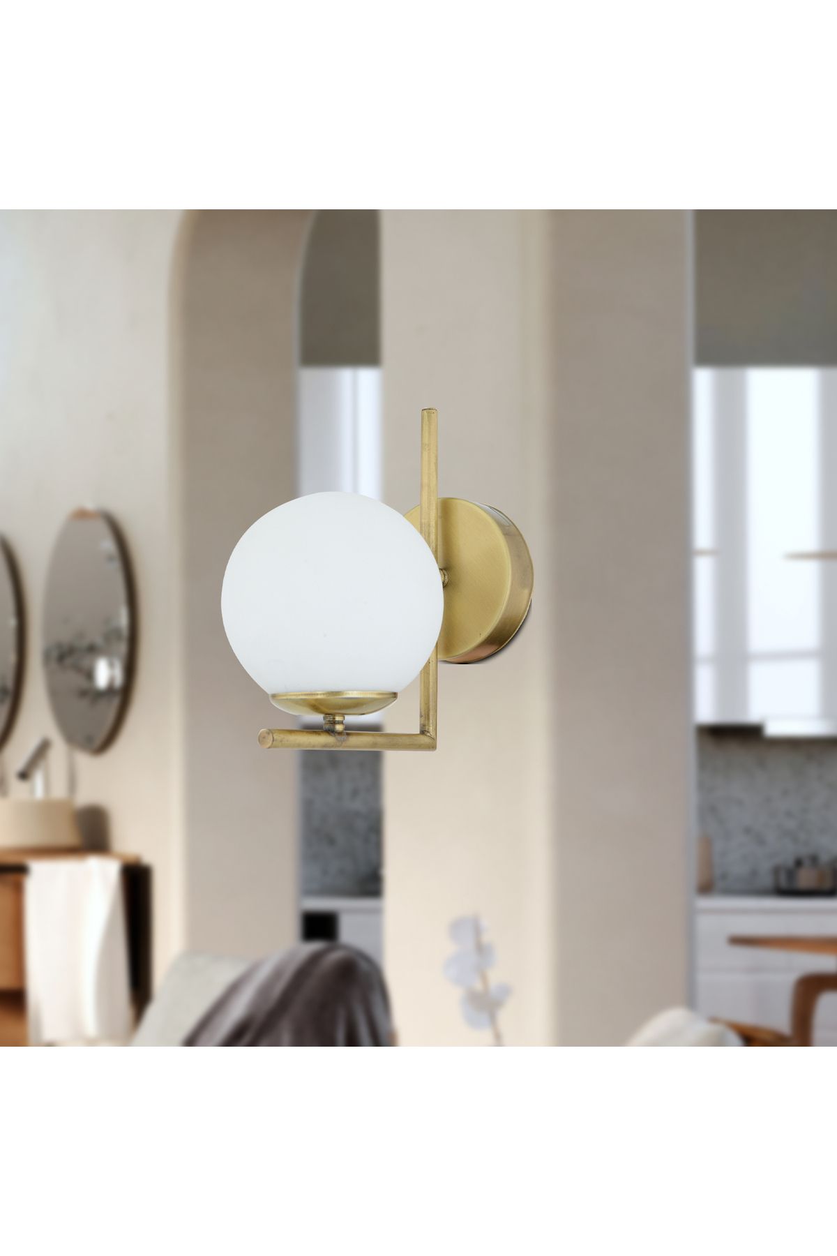 Apliqa Sara Antique Wall Lamp Modern Бра для спальни-ванной комнаты 3456-01Y-FR