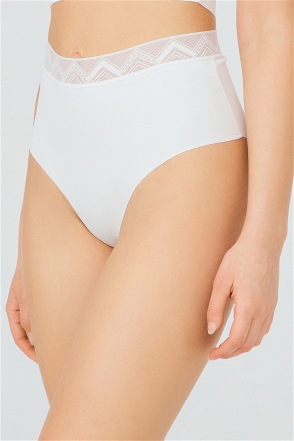 Cottonhill-Basic High Waist Laser Cut Bikini Panties 3 Pack 4