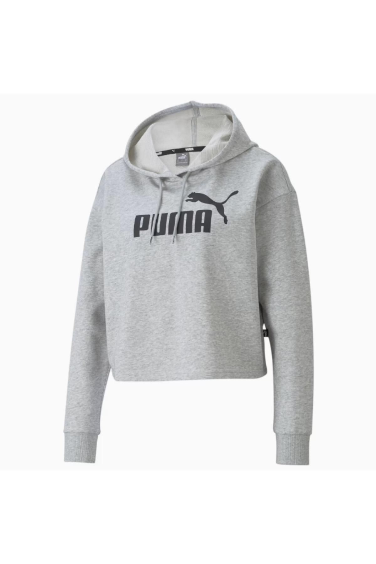 Grey hot sale puma hoodie