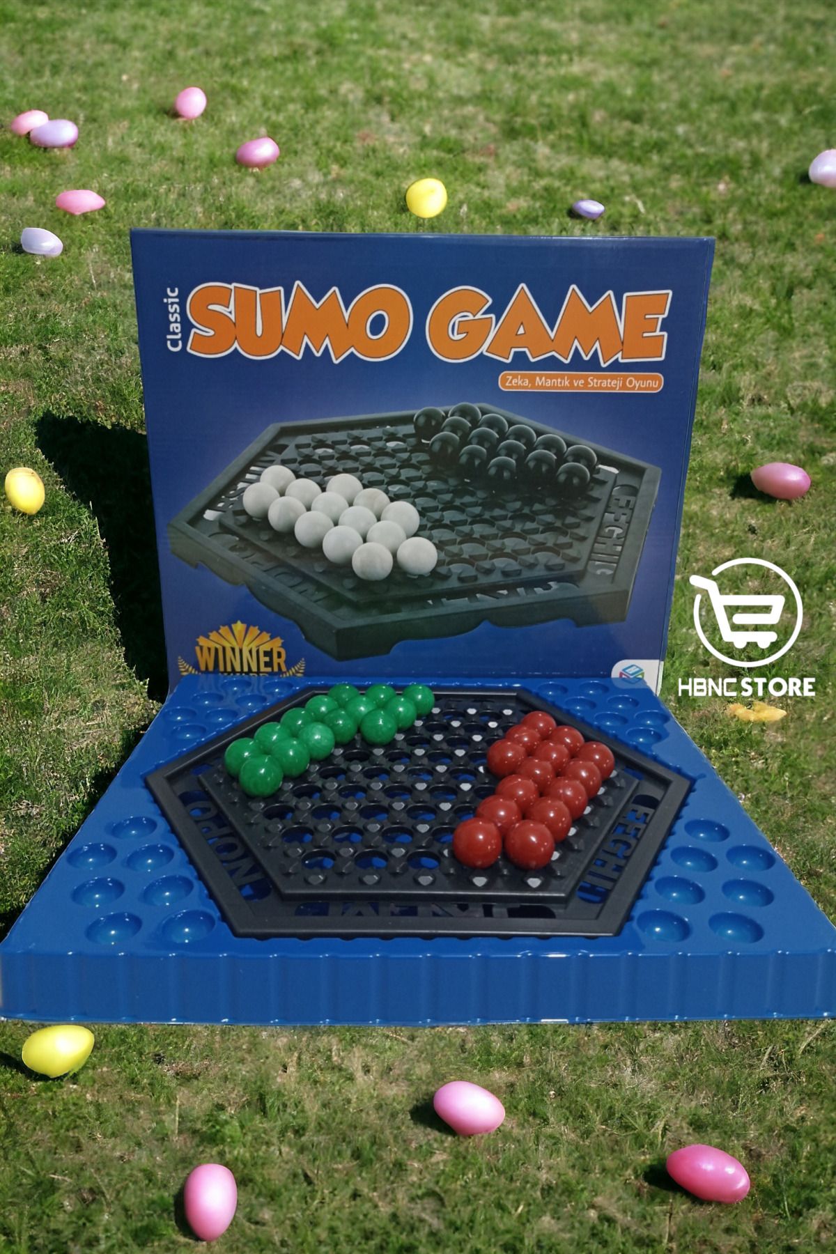 HBNC-Sumo Game Aballone Logic Strategy Skill Game Boxed Game 2