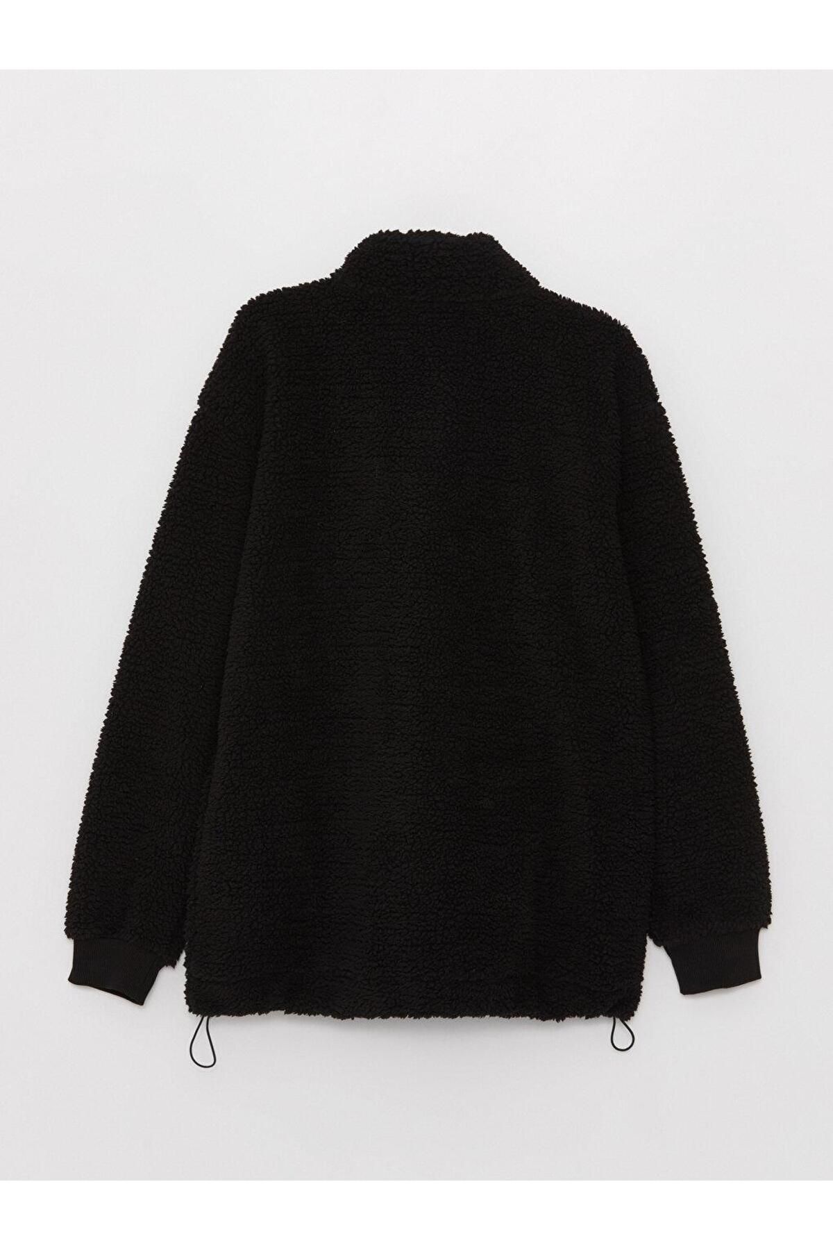 LC Waikiki-LCW Casual Stand Collar Long Sleeve Plush Men's Zippered Sweatshirt 7