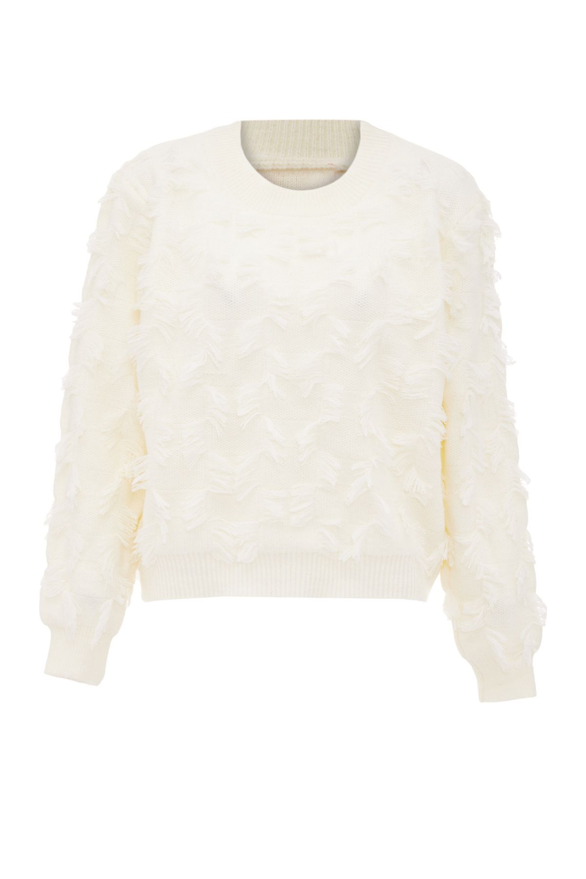 Swirly-Strickpullover 1