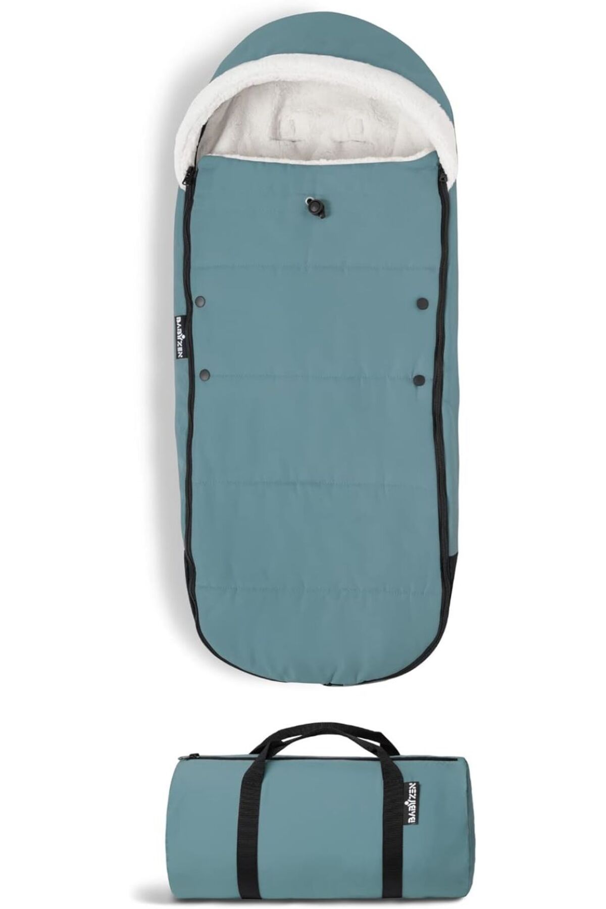 Stokke Ayak Manşonu,Sherpa astar ve bebeği sıcak tutmak için ipli polar başlık, Çanta dahil