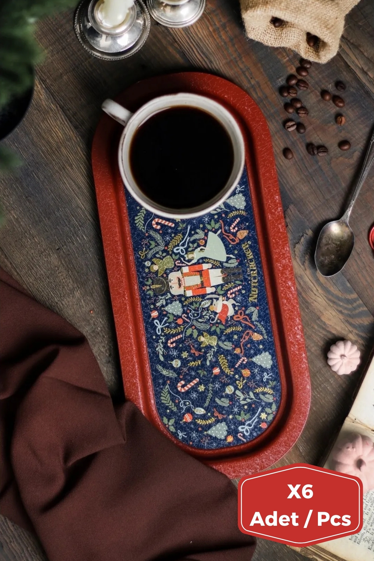 EVLE Baton Tepsi Set, 6'lı