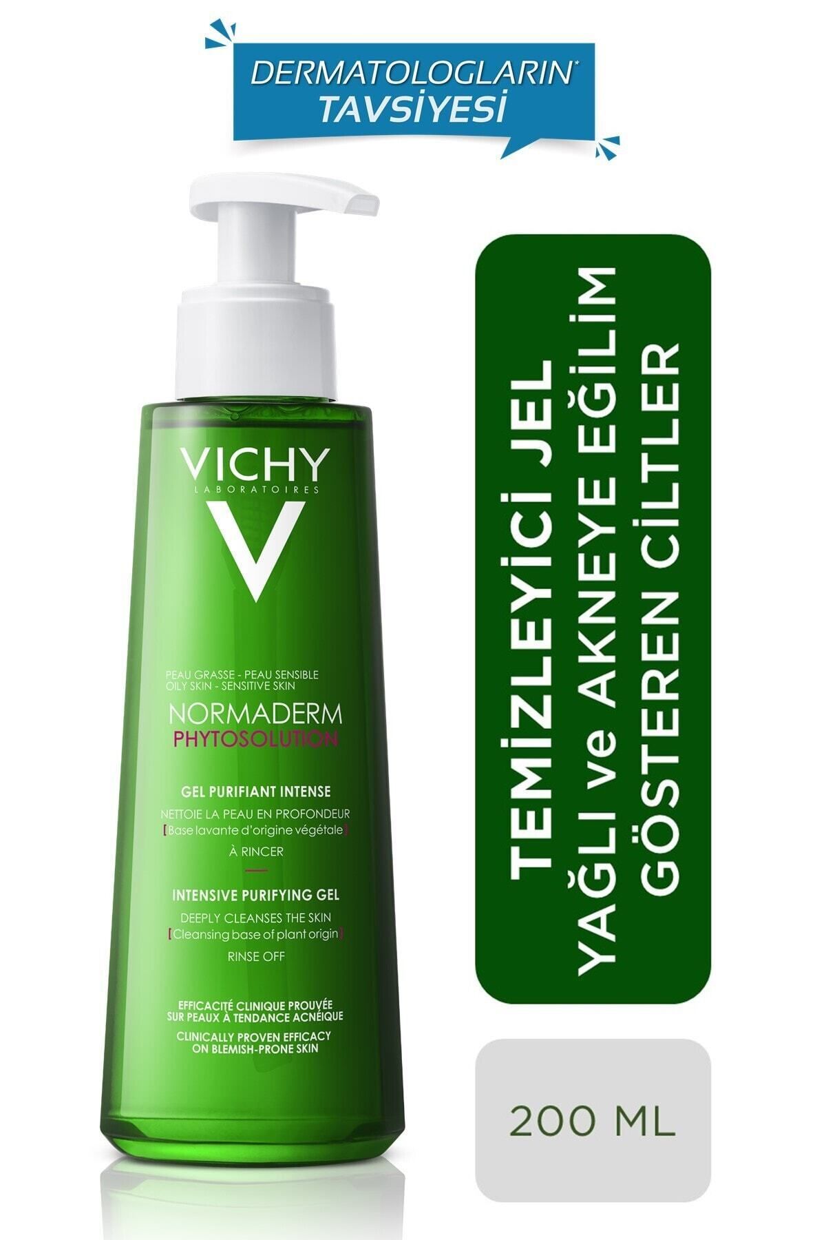 Vichy ژل عمیق تصفیه کننده Normaderm Phytosolutions 200 میلی لیتر