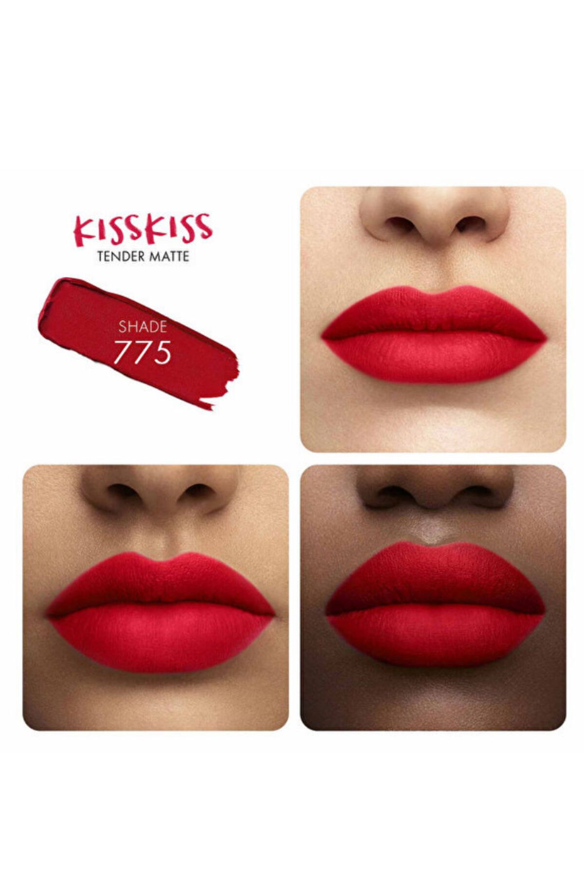 KissKiss Tender Matte - رژ لب مات درخشان 2.8 گرم Guerlain